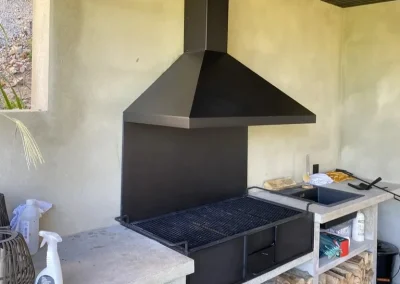 Modern kamin för vardagsrum i Stockholm – Rychter-Smide